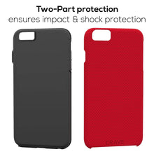 iPhone 6S Plus Case, Crave Dual Guard Protection Series Case for iPhone 6 6s (5.5 Inch) - Black