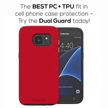 Galaxy S7 Edge Case, Crave Dual Guard Protection Series Case for Samsung Galaxy S7 Edge - Black