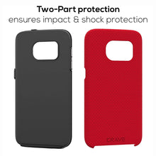 S7 Case, Crave Dual Guard Protection Series Case for Samsung Galaxy S7 - Red