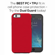 iPhone 6 Case, iPhone 6S Case, Crave Dual Guard Protection Series Case for iPhone 6 6s (4.7 Inch) - Red
