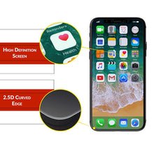 Crave Glass Screen Protector for Apple iPhone Xs/X [2-Pack] HD Tempered Glass