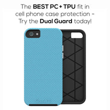 iPhone SE Case, Crave Dual Guard Protection Series Case for iPhone 5 / 5s / SE - Black