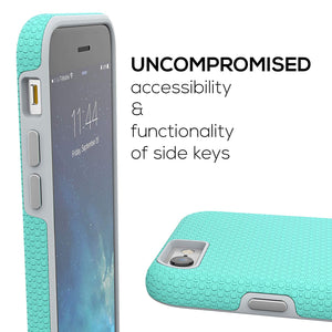 iPhone 6 Case, iPhone 6S Case, Crave Dual Guard Protection Series Case for iPhone 6 6s (4.7 Inch) - Mint/Gray