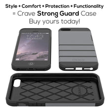 iPhone SE Case, iPhone 5s Case, Crave Strong Guard Protection Series Case for iPhone 5 5s SE - Black