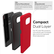 Galaxy S7 Edge Case, Crave Dual Guard Protection Series Case for Samsung Galaxy S7 Edge - Black