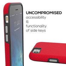 iPhone 6 Case, iPhone 6S Case, Crave Dual Guard Protection Series Case for iPhone 6 6s (4.7 Inch) - Red