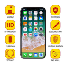 Crave Glass Screen Protector for Apple iPhone Xs/X [2-Pack] HD Tempered Glass