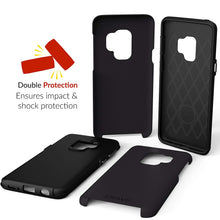 S9 Case, Crave Dual Guard Protection Series Case for Samsung Galaxy S9 - Black