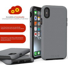 iPhone X Case, Crave Dual Guard Protection Series Case for Apple iPhone X (5.8 Inch) - Black