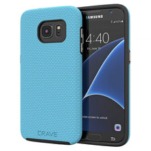 Galaxy S7 Case, Crave Dual Guard Protection Series Case for Samsung Galaxy S7 - Black