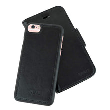 iPhone Leather Wallet Case, Crave Vegan Leather Guard Removable Case for Apple iPhone