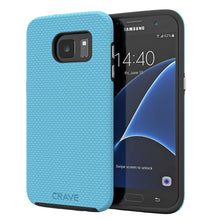 Galaxy S7 Edge Case, Crave Dual Guard Protection Series Case for Samsung Galaxy S7 Edge - Black