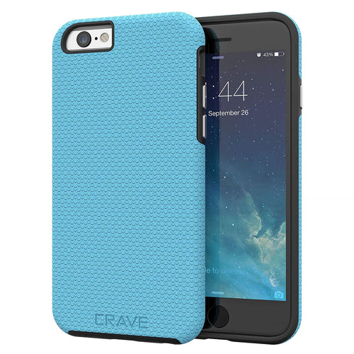 iPhone 6 Case, iPhone 6S Case, Crave Dual Guard Protection Series Case for iPhone 6 6s (4.7 Inch) - Sky Blue